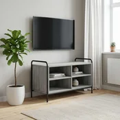 vidaXL TV omarica 140 x 39,5 x 50 cm Siva Sonoma Inženirski les