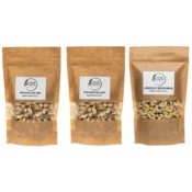 Komplet - 2x soljene pistacije 500g + indijski oreščki 500g