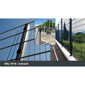 PANEL BUILDER FENCE 2D NORMAL 6/5/6 250x123 - ANTRACIT RAL 7016