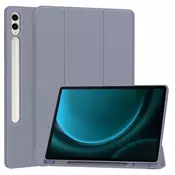 Etui Techsuit Flex Trifold z držalom za pisalo za Samsung Galaxy Tab S9 FE Plus - purple