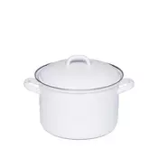 Riess visok lonec s pokrovom 1,5 l 16 cm Classic Weiss R0122033