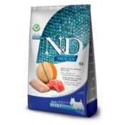 N&D OCEAN losos & polenovka&buča&melona za odrasle pse majhnih pasem 800g