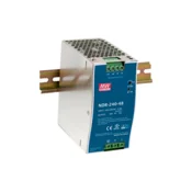 LevelOne 48V DC Industrial Power Supply, 240W, DIN-Rail, PoE Ready
