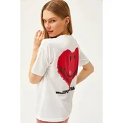 Olalook Ženska majica TSH-19000806, Bela