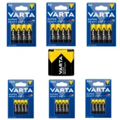 shumee VARTA SHD baterijski komplet Zn-C prstov AAA 4x3, AA 4x3 in 4,5V x1