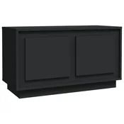 Vidaxl TV omarica črna 80x35x45 cm inženirski les