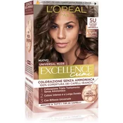 L’Oréal Paris Excellence Universal Nudes permanentna barva za lase odtenek 5U Castano Chiaro Universale 1 kos
