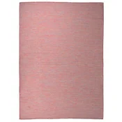 Vanjski tepih ravnog tkanja 200 x 280 cm crveni
