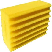 Heissner Nadomestna filtrirna goba 23,0 x 8,5 x 20,0 cm - Rumena/Fina