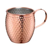 shumee Vrček Cilio Moscow Mule za Moscow Mule, nerjaveče jeklo/baker, 0,5 l, premer 9,5 x 9,5 cm, kladivo