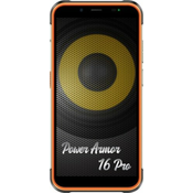 ULEFONE pametni telefon Power Armor 16 Pro 4GB/64GB, Black/Orange