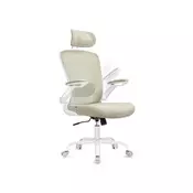 Songmics Pisarna stol 64x64x115 cm Bež