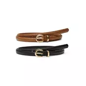 VERO MODA Pas VMKATJA konjak/črna