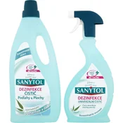 Sanytol razkuževalno čistilo za tla in površine, 1 l + univerzalno čistilo, 500 ml
