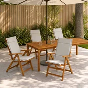 vidaXL 4-delne blazine za visok naslon GEMERT 4 pcs 100% poliester