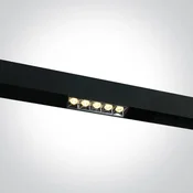 LINEARNA LED SVJETILJKA MAGNET 12W/48V/3000K/960lm CRNA
