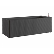 Saksija za cvece siva 100x43x33cm 90l sa indikat. nivoa vlage