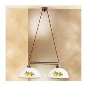 Kolarz 731.82.129 - Luster na sajli NONNA 2xE27/75W/230V sa motivom limuna