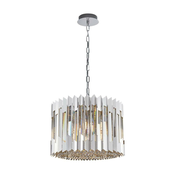 Kristalni luster na lancu RITZ 7xE14/40W/230V hrom