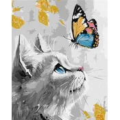 Rayher. Slikanje po številkah, Dreamy kitten, 40x50 cm