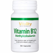 VE Vitamin B12 Methylcobalamin x90 caps