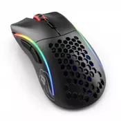 GLORIOUS Miška PC Gaming Race Model D Gaming Mouse, optična, brezžična, RGB, 19000dpi, USB, črna