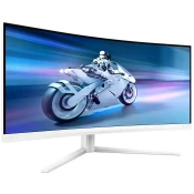 Monitor Philips 34 34M2C5501A, VA, gaming, NVIDIA G-Sync, AMD FreeSync 180Hz, 1ms (GTG), HDR400, 2xHDMI, DP, 3xUSB, Zakrivljeni 1500R, Zvučnici, 3440 x 1440 34M2C5501A/00