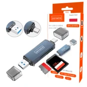 ZENWIRE Čitalnik Pomnilniških Kartic Sd Usb 3.0 Usb-C Adapter 4-V-1 Sd + Micro Sd Tf 5 Gb/S Do 2 Tb Zenwire Byl-2218Tu