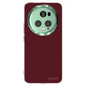 Silikonski prozorni ovitek za Honor Magic5 Pro - Burgundy red