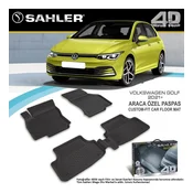 Sahler Gumene patosnice 4.5D za Volkswagen Golf VIII, Crne