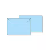 Koverta B6 125x176mm plava samolepljiva