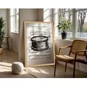 Wallity Dekorativna uramljena slika, 55x75cm, Šarena