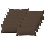 vidaXL Prevleka za blazino 12 kos HEERLEN Taupe 40 x 80 cm Blago
