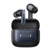 BASEUS BOWIE 35 Bluetooth slušalice STEREO v5.3, LED zaslon + futrola za punjenje, CRNA A00073800123-00