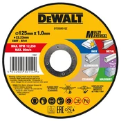 DEWALT PLOŠČA REZALNA MULTIMATERIAL 125 x1x 22,23MM, (5000089732)