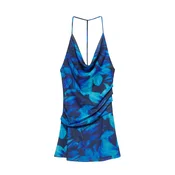 Pull&Bear Poletna obleka modra