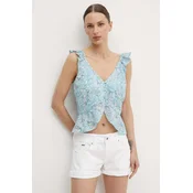 Bombažen top Pepe Jeans EMILIA