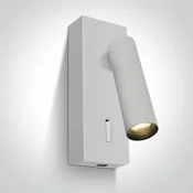 ZIDNA SVJETILJKA LED 3W/3000K/150lm/USB/BIJELA