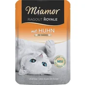 slomart MIAMOR Ragout Royale Piščanec v omaki - mokra hrana za mačke - 100g