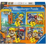 Ravensburger - Puzzle 4 proti 1: Rubble & Crew - 1 - 39 kosov