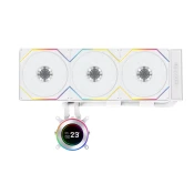 Komplet za tekočinsko hlajenje AIO Liquid Cooler Lian Li HydroShift II LCD-C 360TL, bel