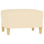 Vidaxl Stolček za noge krem 60x50x41 cm blago