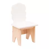 Personalized Wooden Kids’ Chair – Unique Design & Premium Quality! – Cloud White