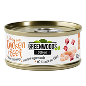 Greenwoods Delight piščančji file z govedino 6 x 70 g
