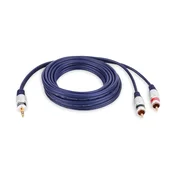 Kabelski priključek 3,5 stereo vtič - 2x RCA činč vtič vitalco kabelski priključek 3,5 stereo vtič - 2x RCA činč vtič vitalco 12,0 m (JKD10-3)