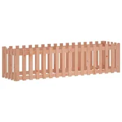 Vidaxl Vrtna visoka greda z ograjico 200x50x50 cm trden les douglas