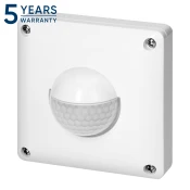 Beli PIR senzorski gibanja 160°, IP65, 500W
