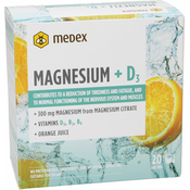 Medex MAGNESIUM + D3 - 20 vreć.