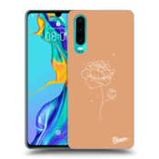 Silikonska prozirna maskica za Huawei P30 - Peonies