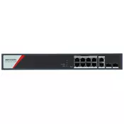 Hikvision DS-3E1512HP-SI-8P2T2F mrežno stikalo Upravljano Gigabit Ethernet (10/100/1000) Power over Ethernet (PoE) Modra